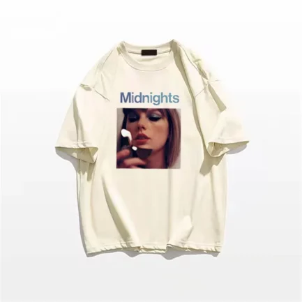 Taylor Midnight Album Swift Cream T Shirt