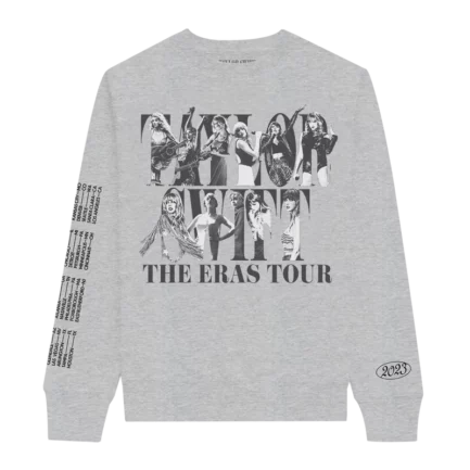 Taylor Swift The Eras Tour Heather Grey Sweatshirt