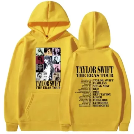 Taylor Swift Yellow Eras Tour Hoodie