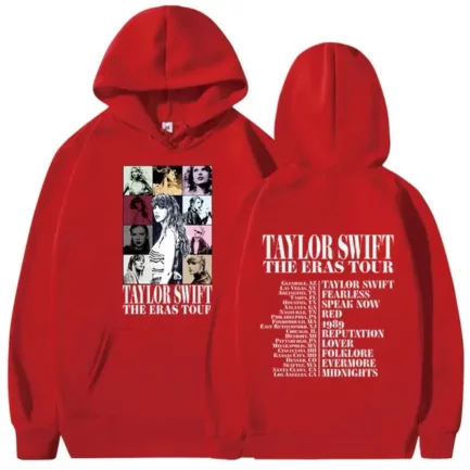 Taylor The Eras Tour Red Hoodie